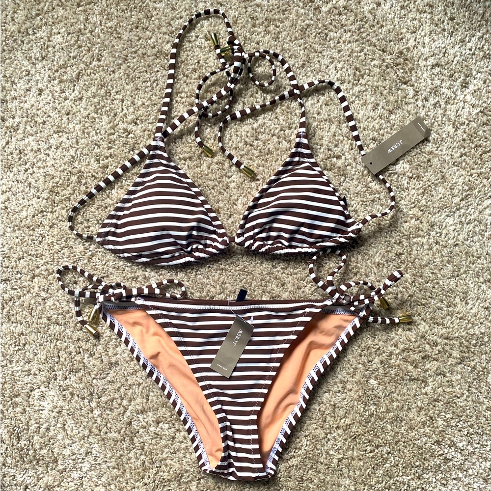 JCrew string bikini set size XS both pieces